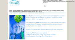 Desktop Screenshot of oraspa.com